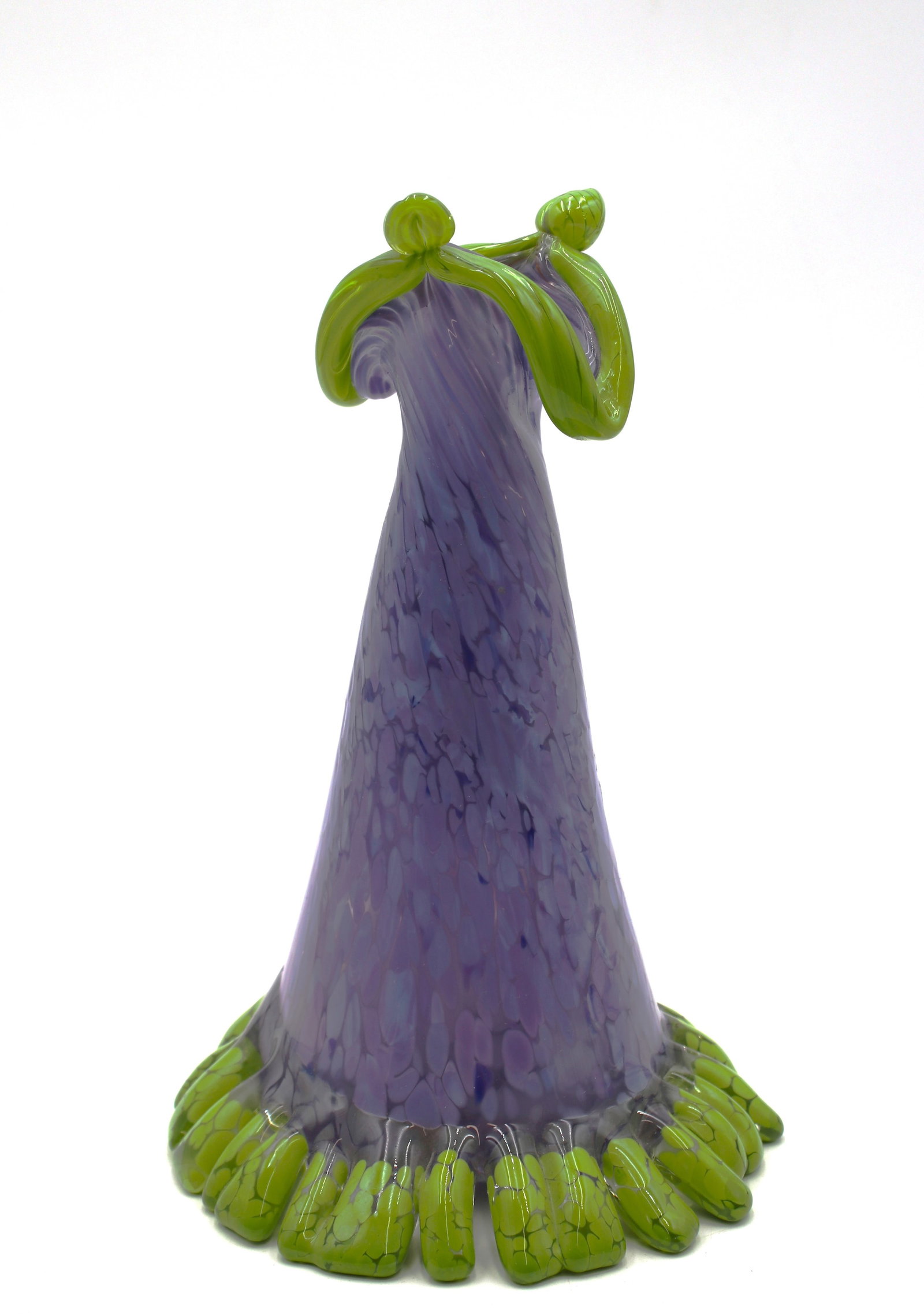 Murano inspired Glass Vase "The Dance": Murano inspired Glass Vase "The Dance". Signed on the bottom. Has a note" Made in Canada"