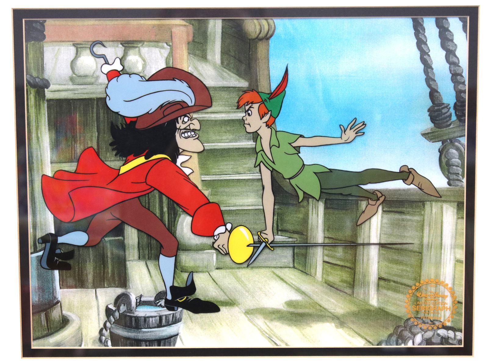 1953 "Peter Pan" Disney limited edition sealed serigraph animation. COA included. (1 of 6)