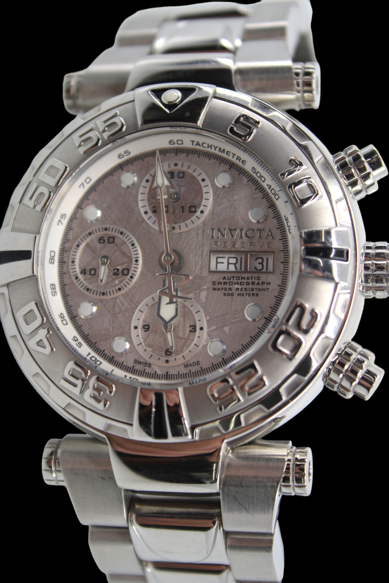 Invicta Subaqua Norma Meteorite Dial Day Date 47mm Automatic Watch Ref: 10488. Limited edition: Invicta Subaqua Norma Meteorite Dial Day Date 47mm Automatic Watch Ref: 10488. Limited edition 19/1000. Size 7.5. Case and bezel material: stainless steel. Caliber 7750.