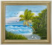AL BLACK FLORIDA HIGHWAYMEN OIL ON MASONITE PAINTING