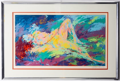LEROY NEIMAN (AMERICAN 1921-2012) LIMITED EDITION SERIGRAPH 40/250 "HOMAGE TO BOUCHER". SIGNED