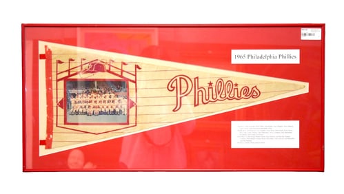 1965 PHILADELPHIA PHILLIES PHOTO COLLAGE