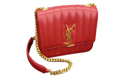 SAINT LAURENT SMALL MONOGRAM VICKY BAG