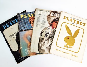 1963 PLAYBOY MAGAZINE EDITION (4 OUT OF 12)