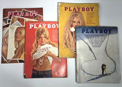 1969 PLAYBOY MAGAZINE EDITION (4 OUT OF 12)