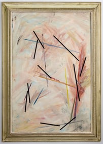 ACRYLIC ON CANVAS ATTRIBUTED TO WALTER DARBY BANNARD (AMERICAN 1934-2014)