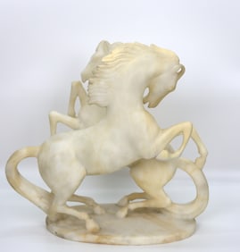 MARBLE HORSES STATUE
