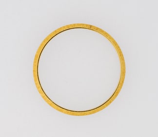 ROLEX 18K GOLD BEZEL. VERY RARE, OLD STOCK FOR DATEJUST REF: 1611. FLORETINE FINISH