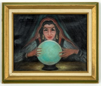 MABEL ALVAREZ (1891-1985) OIL ON CANVAS PAINTING