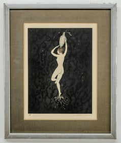 ANDRE LAMBERT (1884-1967, FRANCE) "DANCING WITH A JUG"