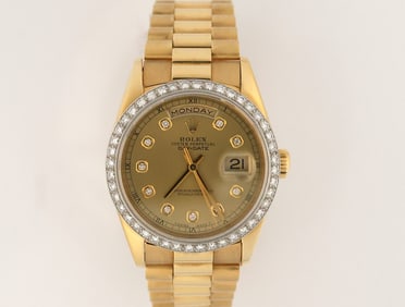 ROLEX OYSTER PERPETUAL PRESIDENT DAY-DATE 36 MODEL. 18238