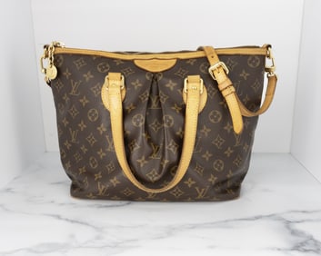 LOUIS VUITTON PALERMO PM BROWN MONOGRAM CANVAS TOTE