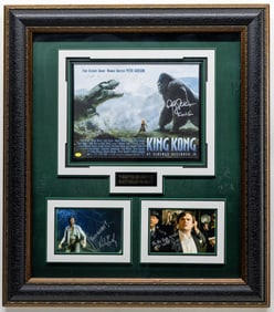 FRAMED KING KONG POSTER MEMORABILIA
