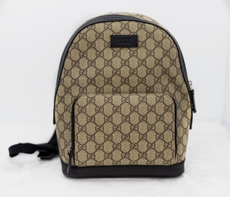 GUCCI GG COATED CANVAS BACKBACK