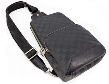LOUIS VUITTON DAMIER INFINI AVENUE SLING BACKPACK ONYX