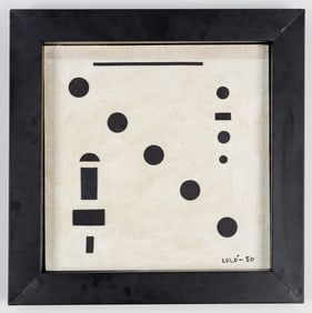 FRAMED ARTWORK ATTRIBUTED TO LOLA SOLDEVILLA