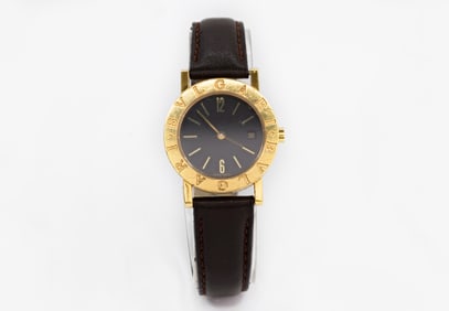 BULGARI "BB 26 GL" 18K GOLD WATCH