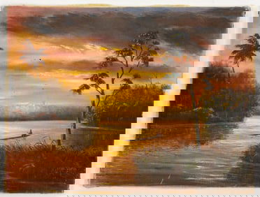 OIL ON CANVAS PAINTING.SIGNED BY THE ARTIST