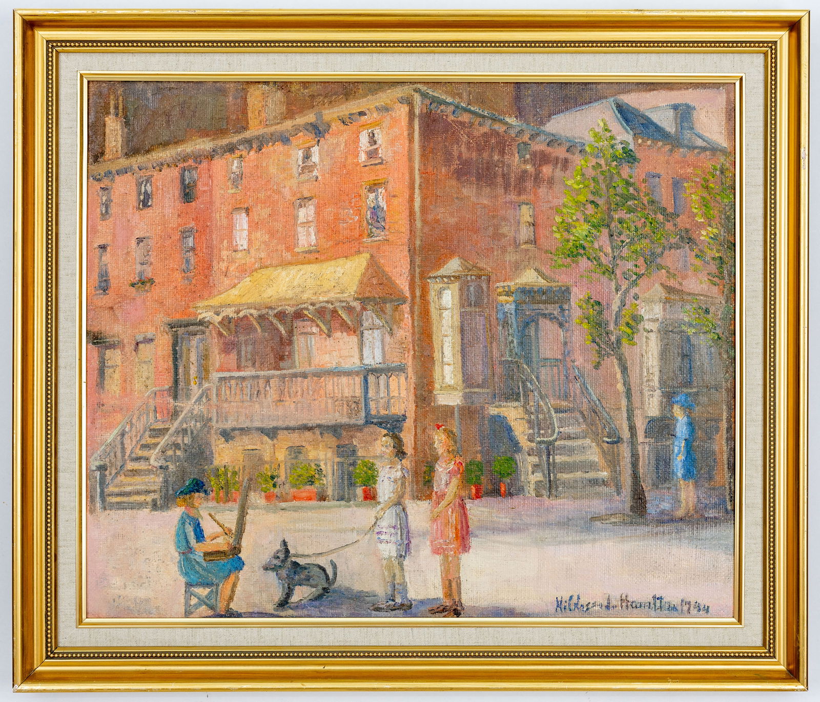 OIL ON CANVAS BY HILDEGARDE HUME HAMILTON (1 of 4)