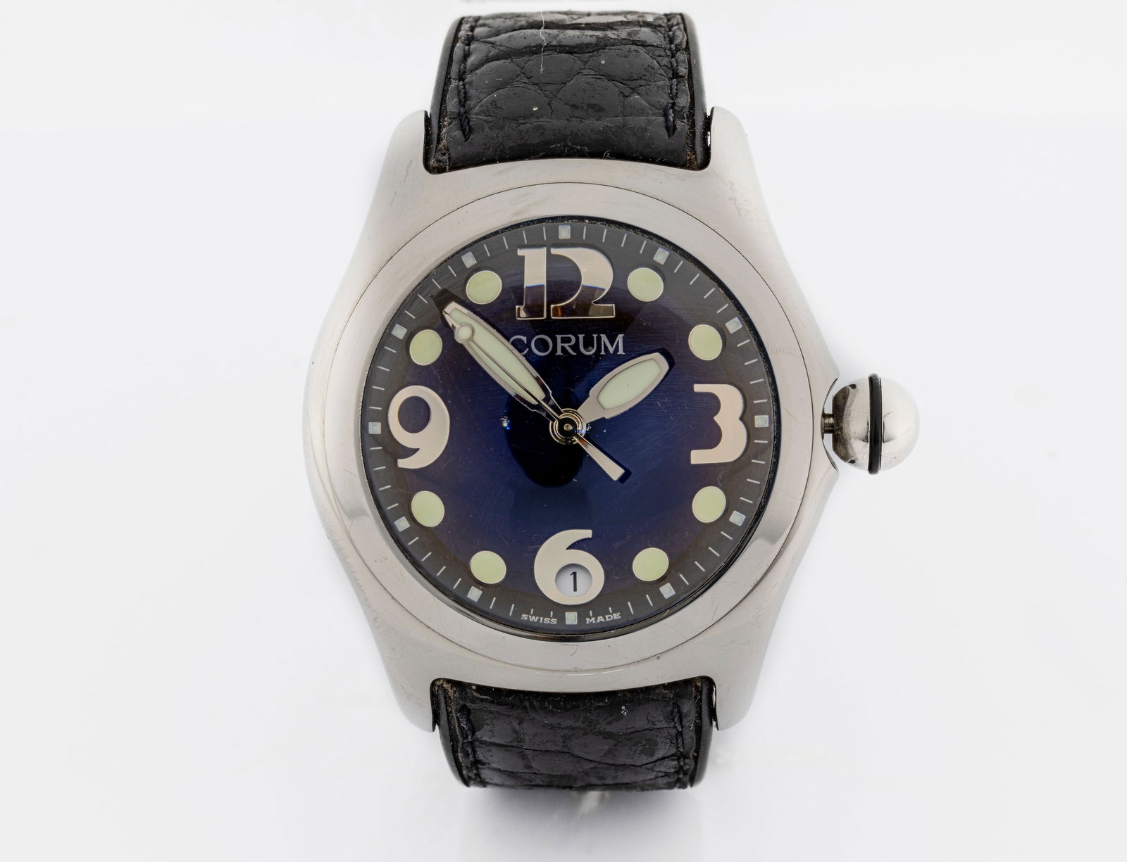 CORUM BUBBLE 163.150.20 44MM BLACK DIAL WATCH (1 of 5)