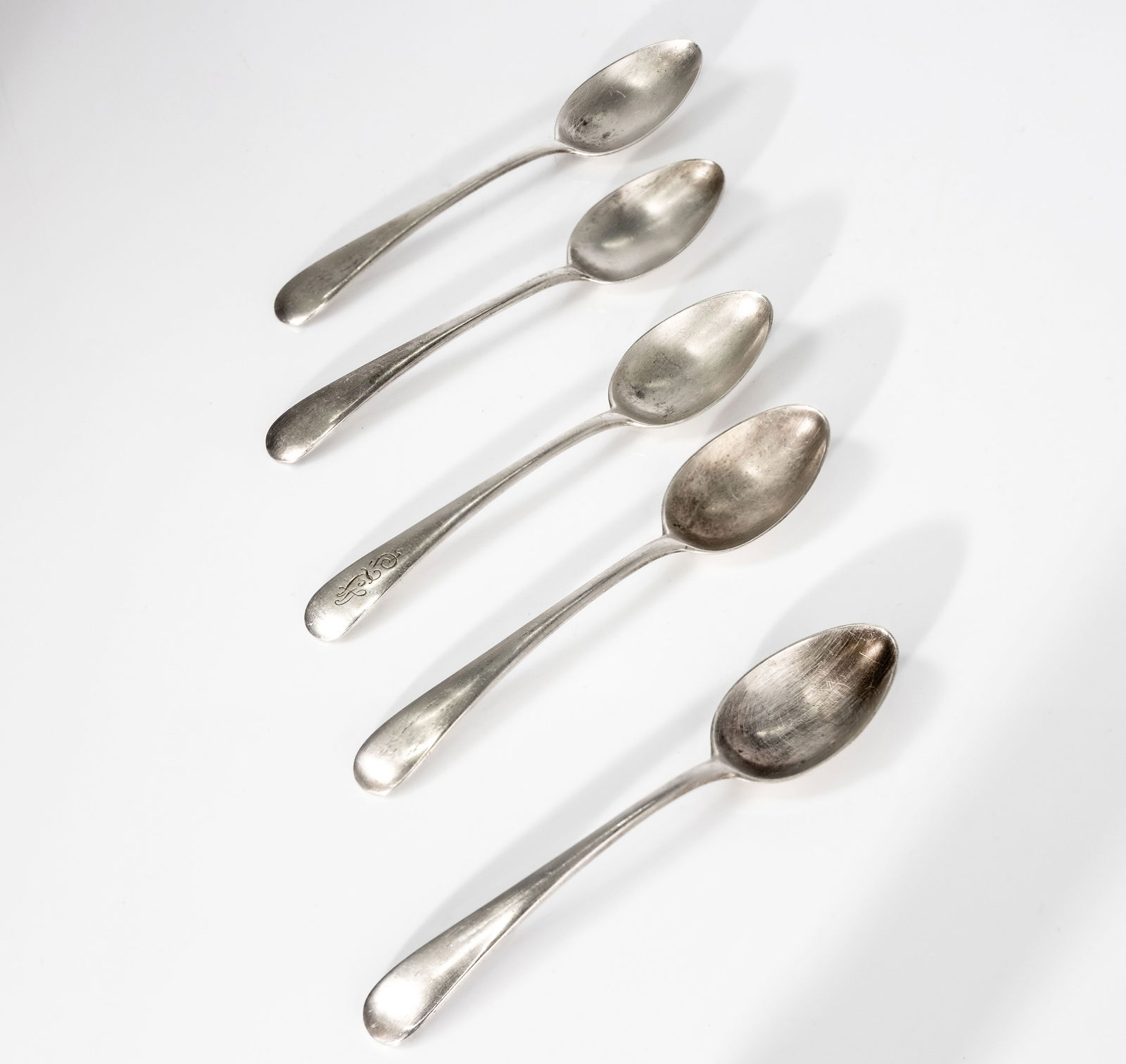 WM. GORDON-STAMFORD STERLING SILVER SPOONS 5PC (1 of 4)