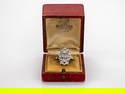 RUSSIAN ANTIQUE 14K GOLD RING 5.2g WITH VS1-SI1 DIAMONDS APRX: 1.11CT
