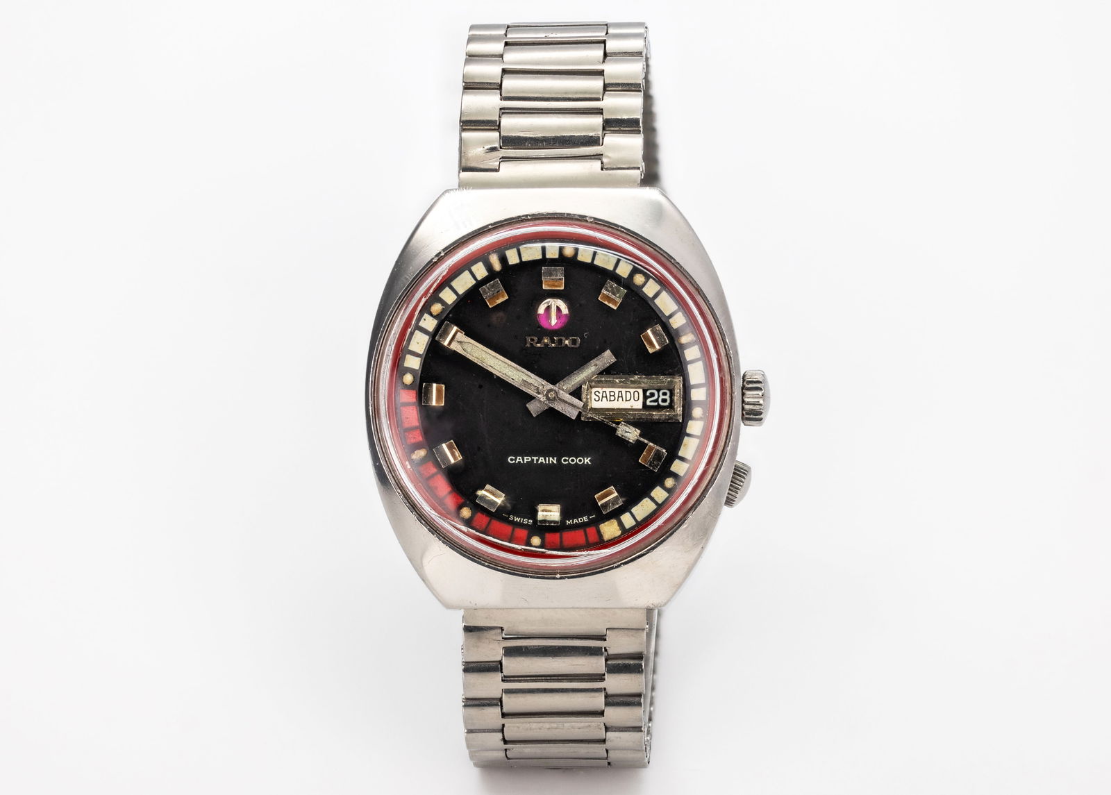 RADO CAPTAIN COOK VINTAGE DAY-DATE REF.11868 WATCH (1 of 6)