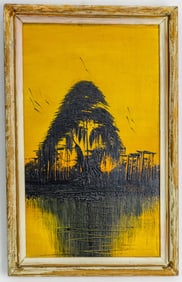 GIBSON JAMES FLORIDA HIGHWAYMEN PAINTING O/B
