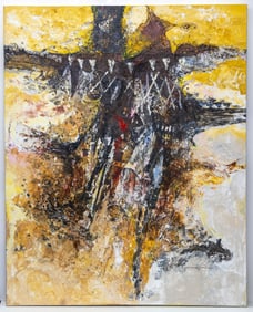 NOEL NEVADO CHAVIER VENEZUELAN ARTIST. MIXED MEDIA PAINTING