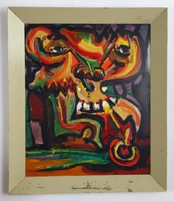 DOMINGO RAVENET ESQUERDO CUBAN ARTIST O/W PAINTING