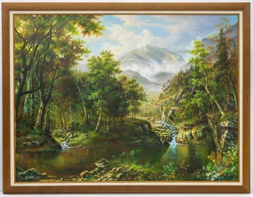 J. WOOD O/C PAINTING