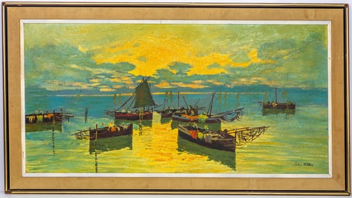 JOHN HILTON O/B PAINTING