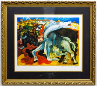 PABLO PICASSO LITHOGRAPH. LIMITED EDITION 14/500.