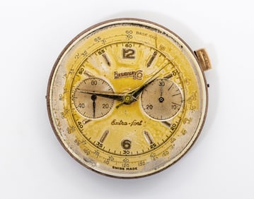 VINTAGE EBERHARD CO CHRONOGRAPH REF.14000 MANUAL DIAL MOVEMENT SWISS MADE
