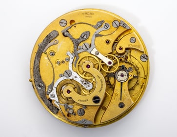 JAEGER LE COULTRE CHRONOGRAPH POCKET WATCH MOVEMENT