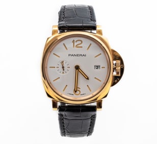 PANERAI PAM01336 LUMINOR DUE GOLDTECH 18K ROSE GOLD WATCH