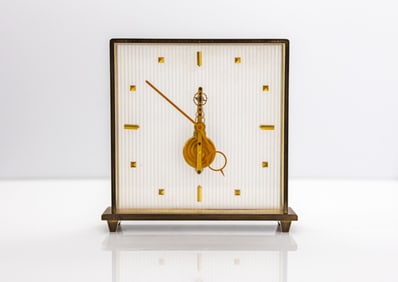 JAEGER LECOULTRE INLINE SKELETON CLOCK