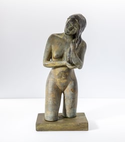 WOMEN STATUE BRONZE