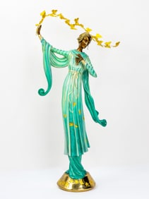 ERTE JOIE DE VIVRE LIMITED EDITION BRONZE STATUE. ROMAIN DE TIRTOFF 1992