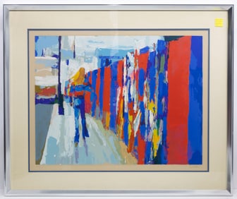 NICOLA SIMBARI "PALISADE" LE 3/6, SIGNED PRINT