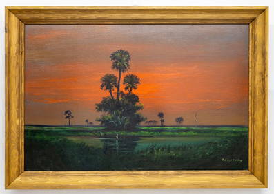 R.A MCLENDON FLORIDA HIGHWAYMEN O/B PAINTING (1 of 5)