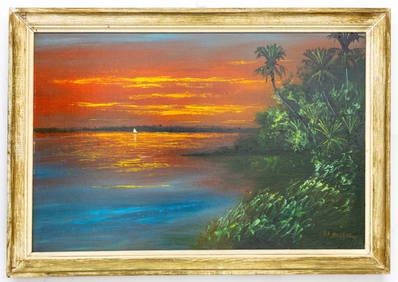 ROY MCLENDON FLORIDA HIGHWAYMEN O/B PAINTING (1 of 5)