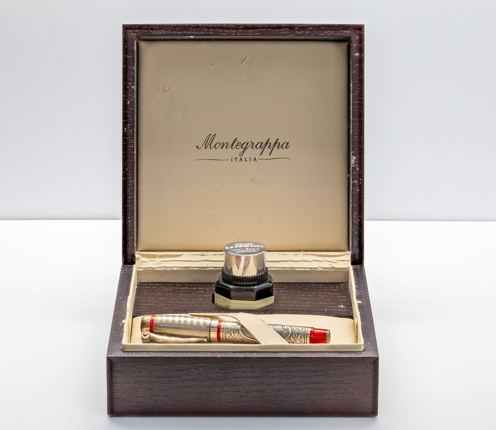 MONTEGRAPPA LIMITED EDITION LA TRAVIATA FOUNTAIN PEN & INK WITH ORIGINAL BOX (1 of 12)