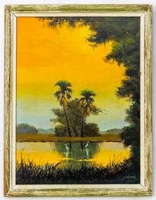SAM NEWTON FLORIDA HIGHWAYMEN O/B PAINTING (1 of 4)
