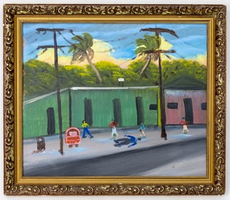 Al Black Florida Highwaymen O/B Painting (dedicated to Alfred Hair) Eddie's Place2025