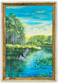 Daniel Butler Florida Highwaymen A/C Painting