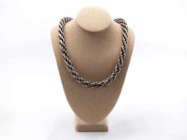 Byzantine Chain Necklace 925 Sterling Silver