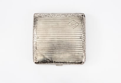 Antique Sterling Silver Cigarette Case