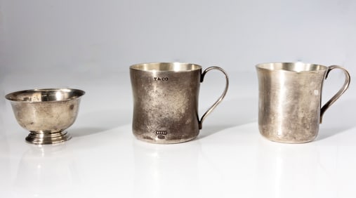 Set of 3 Sterling Silver Cups Tiffany & Co.