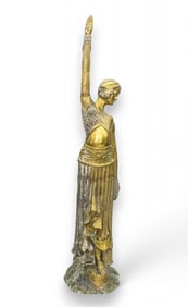 Attributed to Demetre Chiparus Sculpture "Tanzerin Footsteps" 1925